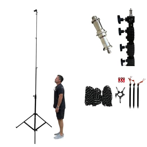 Glide Gear TST 12 12フィート 三脚スタンド – エアクッション伸縮